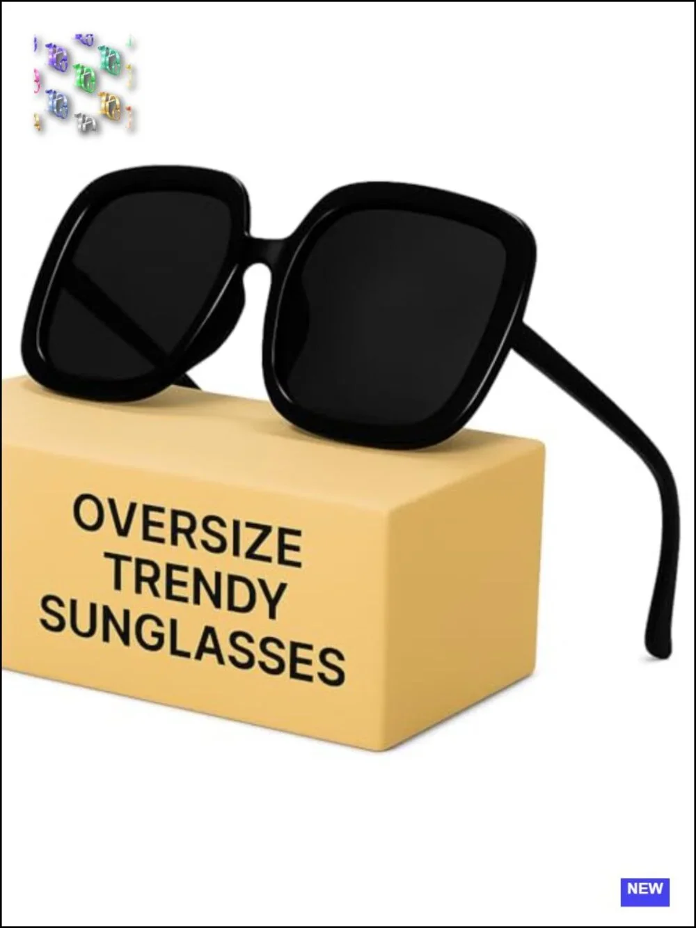 Oversized Polarized Sunglasses for Women UV400 Retro Aviator Style